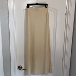 Vintage Ralph Lauren Cream Maxi Skirt Size 2